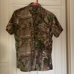 Youth camo hunting/ fishing shirt